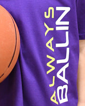 Vertical AB Kids Purple T-Shirt