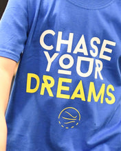 Chase Your Dreams Kids Royal Blue T-Shirt