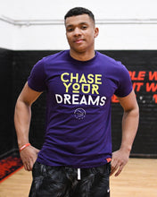 Chase Your Dreams Mens Purple T-Shirt