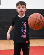 Vertical AB Kids Black T-Shirt